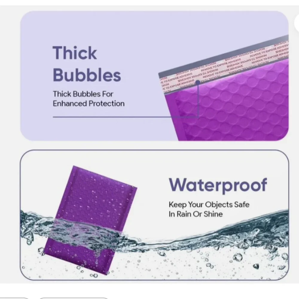 Poly Bubble‎ Mailers Padded Envelopes 25 Mailing Bags 8x12